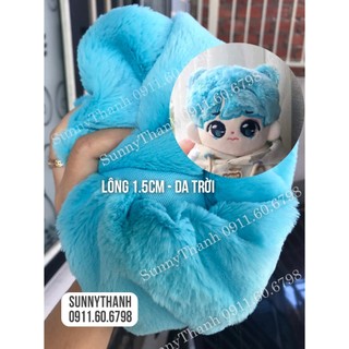 [ Tổng hợp ] Vải lông thú nhân tạo may áo khoác, chụp ảnh, thảm lông trắng ngà và trắng tinh siêu mềm mướt 5075 gấu dâu