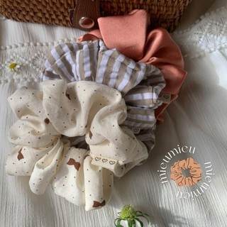 Cột tóc scrunchies handmade xinh xắn