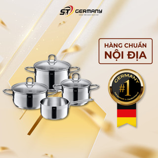Bô nồi silit diamant 4 món Nội Địa Đức Chất liệu thép không gỉ cao cấp GermanySnT 70075