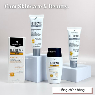 Kem chống nắng quang phổ rộng Heliocare A-r/ Water Gel/ Mineral/ Pigment/ Age Active Fluid 50ML