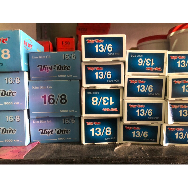 Gim bấm Việt-Đức ( hộp 5000 gim ) chính hãng