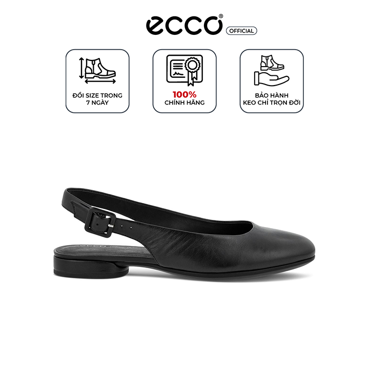 Giày búp bê nữ Ecco Anine - Black - 20807301001