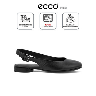 Giày búp bê nữ ecco anine - black - 20807301001