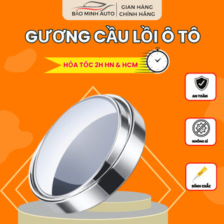 ⚡HÀNG CAO CẤP⚡Gương Cầu Lồi 360 Độ Có Viền Gắn Gương Chiếu Hậu Xe Hơi, Ô Tô Xóa Điểm Mù