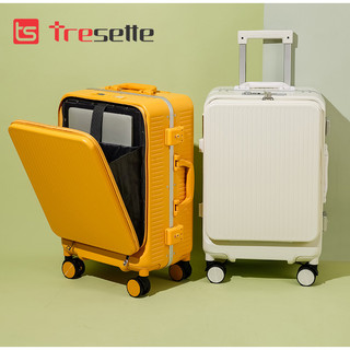 Vali khóa sập cao cấp hàn quốc tresette tsl-2839 có ngăn đựng latop cổng sạc usb