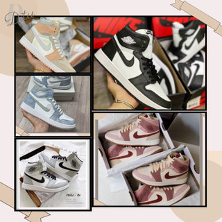 Giày_jordan cổ cao nam nữ,giày jordan_cổ cao hồng mận phong cách sneaker hàng cao cấp full box bill