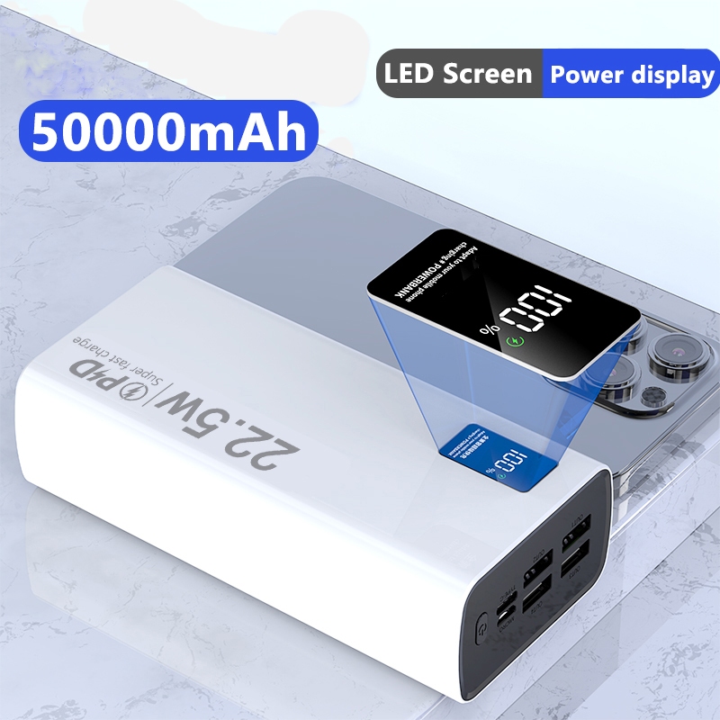 V380 MAX Sạc dự phòng Power bank PD22.5W 10000MAH 30000mah 50000mAh pin dự phòng màn hình Led tích hợp tích hợp | BigBuy360 - bigbuy360.vn
