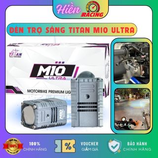 Đèn trợ sáng bi cầu titan m10 ultra 25w siêu sáng chống nước chiếu xa 600m cho xe máy - bh 12 tháng