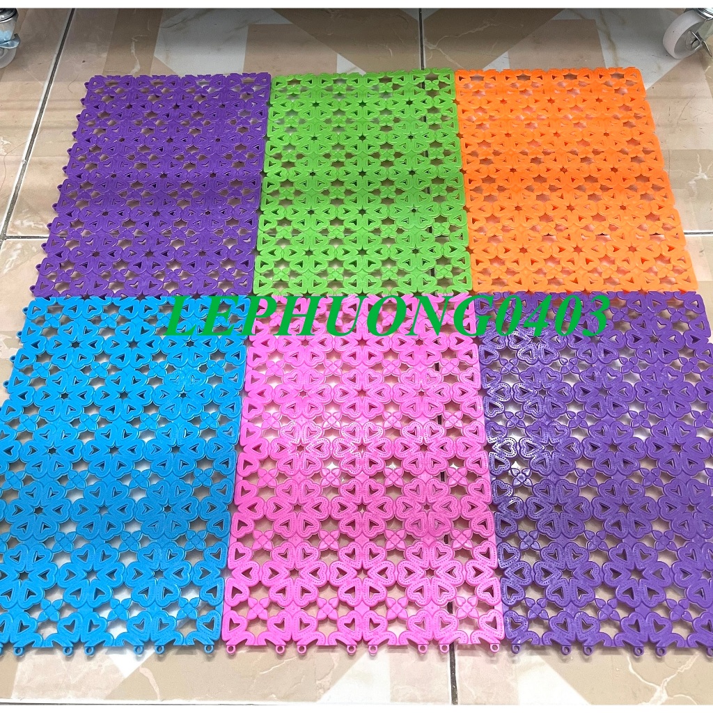 {NHIỀU MÀU} Lót Sàn Chuồng Chống Lọt Chân - Miếng Nhựa Lót Chuồng Chó,Mèo Lót Sàn Xe