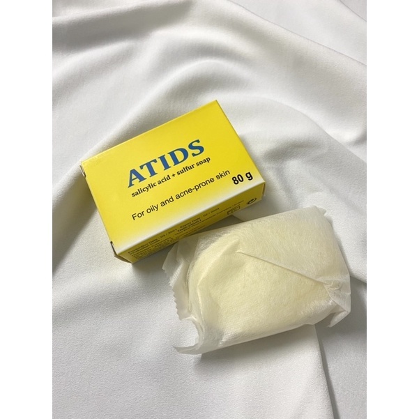 Xà phòng ATIDS xà bông tắm giảm mụn lưng body ATIDS Soap Bar 80g