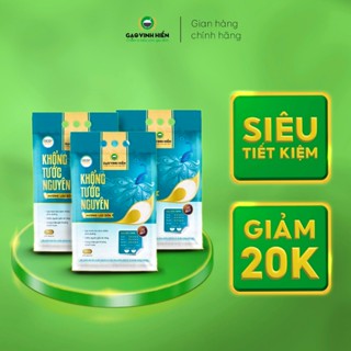 Combo 3 túi Gạo Hương Lài Sữa Khổng Tước Nguyên - Tiết kiệm, dẻo mềm, thơm cơm