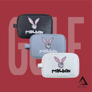 Túi golf cầm tay da thêu hình thỏ - pouch