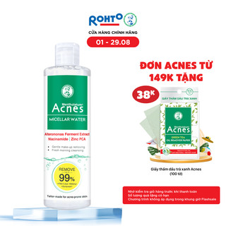 Nước tẩy trang cho da mụn Acnes Micellar Water 200ml