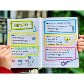 Sách - Everything You Need To Ace Science, Sổ Tay Khoa Học Phiên Bản Tiếng Anh Lớp 4 đến 9