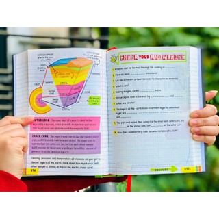 Sách - Everything You Need To Ace Science, Sổ Tay Khoa Học Phiên Bản Tiếng Anh Lớp 4 đến 9