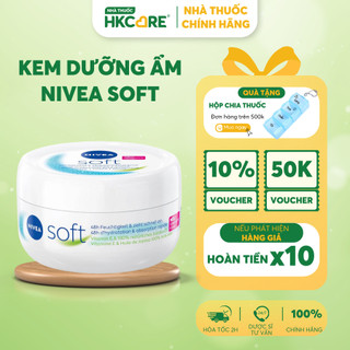 Kem dưỡng ẩm da nivea soft 200ml