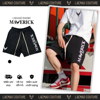 Quần short laemao chất vải cotton nỉ da cá maverick