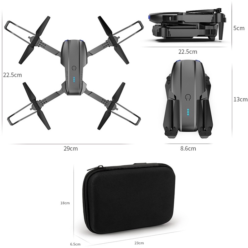 Máy Bay Flycam E99 Pro/K3，Drone Cuộn 360°,ảnh cử chỉ, camera kép HD, dòng ánh sáng lơ lửng,Kết nối ứng dụng | BigBuy360 - bigbuy360.vn