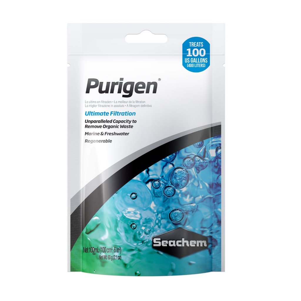 Vật Liệu Lọc Seachem Purigen (Túi 100ml) - Làm Trong Nước Và Hấp Thụ Độc Tố Bể Cá