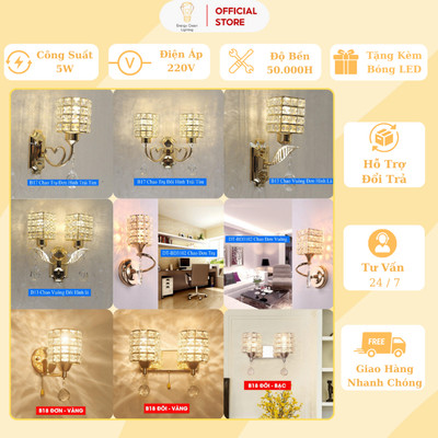 [10 Mẫu ] Đèn Tường Energy Green Lighting Trang Trí Phòng Khách / Phòng Ngủ - Phong Cách Hiện Đại