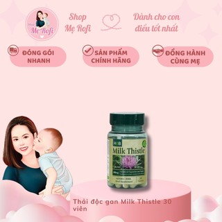 Thải độc gan Milk Thistle Holland & Barrett 30 viên - Mẹ Rofi