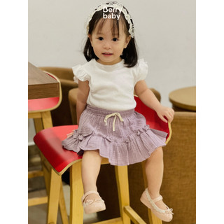 Áo thun bé gái BERRY cánh tiên vải cotton thông hơi dễ phối đồ STELLAR