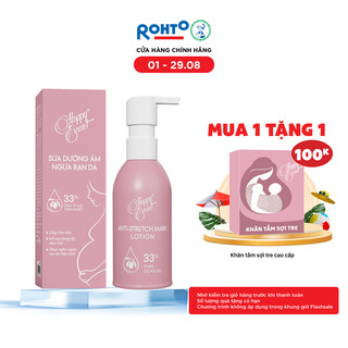 Sữa ngừa rạn da, dưỡng ẩm sâu Happy Event Anti-Stretch Mark Lotion 125g