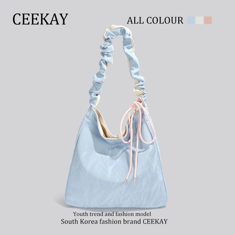 Túi Xách CeeKay Chính Hãng - Túi Da Tote Đeo Vai Dây Rút Phong Cách Hàn Quốc Sang Trọng Nhẹ Nhàng Mẫu Mới Nhất 2024