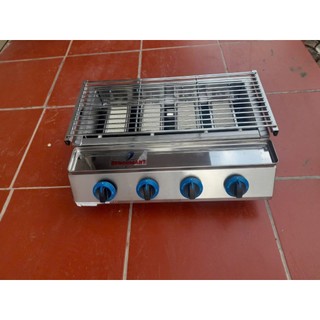 Lò nướng hàu, bếp nướng hàu, nướng thịt xiên chạy gas đa năng