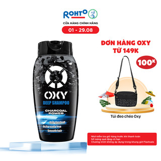 Dầu gội cho nam sạch sâu giảm ngứa Oxy Deep Shampoo 180ml