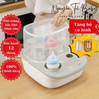 [TẶNG CỌ BÌNH] Máy tiệt trùng sấy khô và hâm sữa MOAZ BEBE MB005