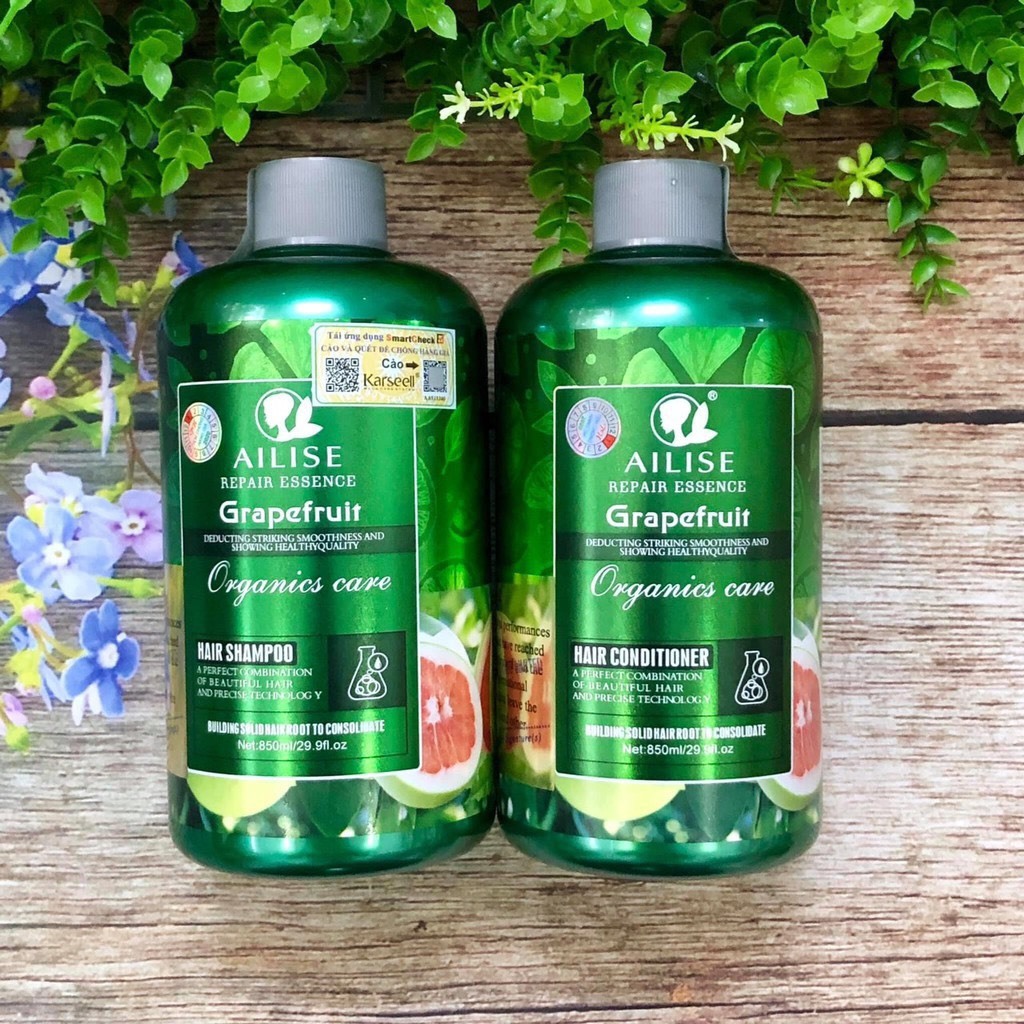 Dầu Gội Xả Bưởi ALise Grapefruit 850ml Giảm Rụng, Nhanh Mọc, Giảm Khô Xơ Hư Tổn