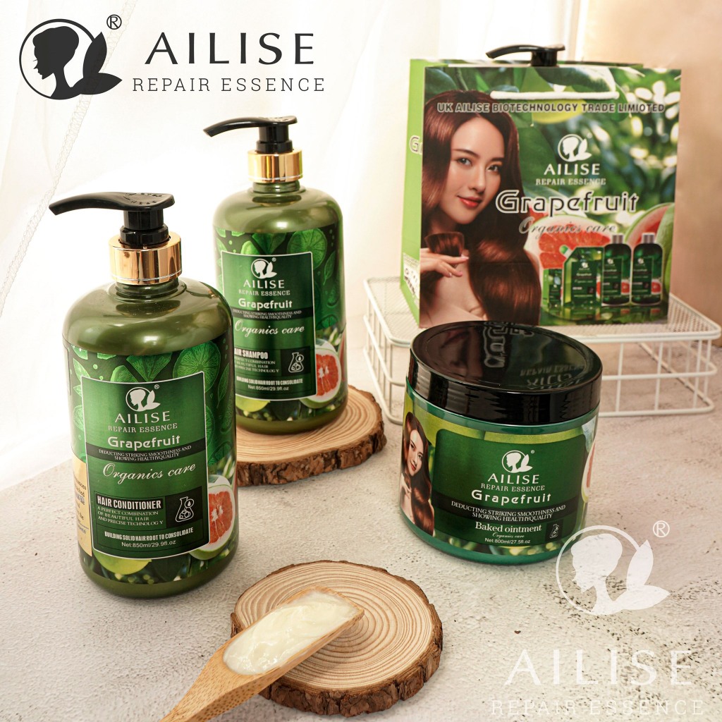 Dầu Gội Xả Bưởi ALise Grapefruit 850ml Giảm Rụng, Nhanh Mọc, Giảm Khô Xơ Hư Tổn