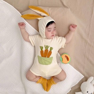 Bodysuit cho bé chất Cotton họa tiết dễ thương,Bộ áo liền quần tay ngắn  body Thời trang mùa hè cho trẻ sơ sinh từ 0-12M