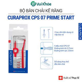 Curaprox bộ bàn chải kẽ răng cps 07 prime start | mã sp 73340464