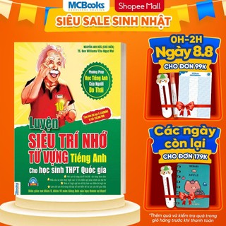 Sách - Luyện Siêu Trí Nhớ Từ Vựng Tiếng Anh Dành Cho Học Sinh THPT Quốc Gia - Học Kèm App Online