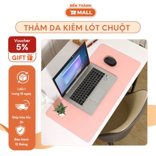 Thảm Da Trải Bàn Làm Việc Kiêm Miếng Lót Chuột Máy Tính Chống Nước Cao Cấp
