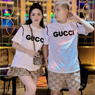 Bộ GC Mặc Đôi Phối Viền Vai ❤ Set Quần Áo Váy Chất Cotton Mềm Mịn Nam Nữ NA440