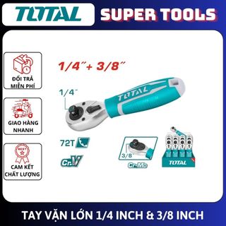Đồ nghề total tay vặn lớn 1/4 inch và 3/8 inch tht1061438