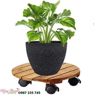 Đế Lót Chậu Cây Có Bánh Xe, Tiện Lợi, Di Chuyển Đẩy Chậu Cây Nặng Dễ Dàng Đế Chậu Thông Minh (nhiều cỡ)