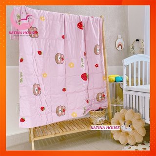 Chăn mền cho bé đi học mềm mát, vải Tencel cao cấp kháng khuẩn