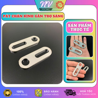Pát chân kính gắn đèn trợ sáng inox 304 cnc lắp nhiều dòng xe máy wave, winner x, exciter 150, ab,..