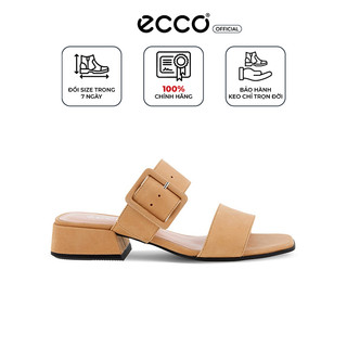 Giày cao gót nữ Ecco Elevate Squared Sandal - Lion - 29131301021