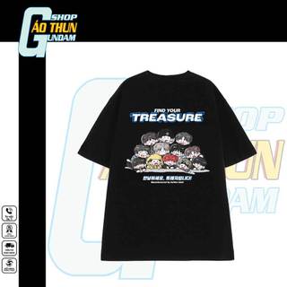 FIND YOUR TREASURE TEE - Áo thun TREASURE unisex oversize 3 màu đen/trắng