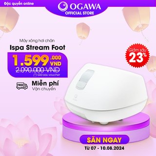 Máy massage chân bằng hơi nước OGAWA iSpa Steam Foot Massager - Công nghệ khử trùng 2 chế độ sưởi ấm
