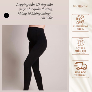 Quần Bầu SACHIMOM - Quần Legging Bầu Cạp Cao Co Giãn