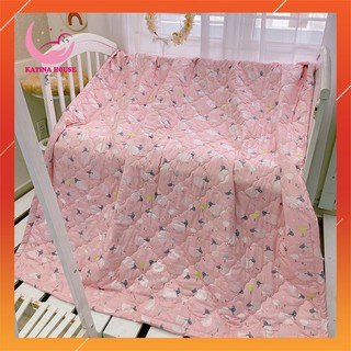 Mền trẻ em kích thước lớn 1m5x1m8, vải cotton satin hàn quốc đẹp, mềm mát
