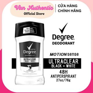 Lăn khử mùi cho nam Degree Men 48H, Sáp Degree Ulatrclear trắng đen hàng nhập Mỹ