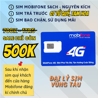 Sim mobifone số đẹp đầu 07 tứ quý, tam hoa cực dễ nhớ