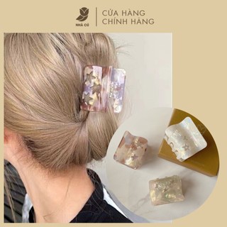 Kẹp tóc càng cua xà cừ ngôi sao chìm nhà cú vân xà cừ phong cách hàn quốc tiểu thư nữ tính phụ kiện thời trang 5827